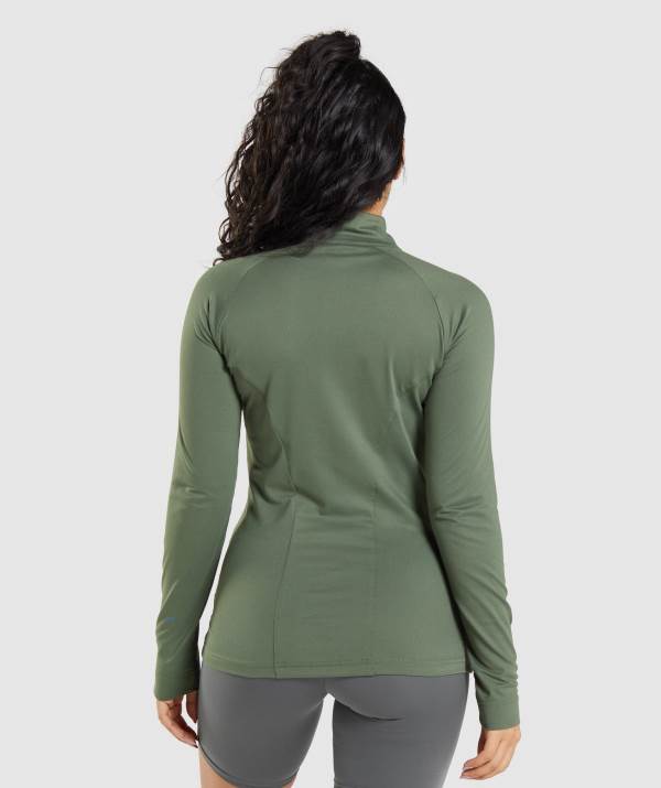 Damske Bundy Gymshark Training Olivovo Zelená | AB8947520